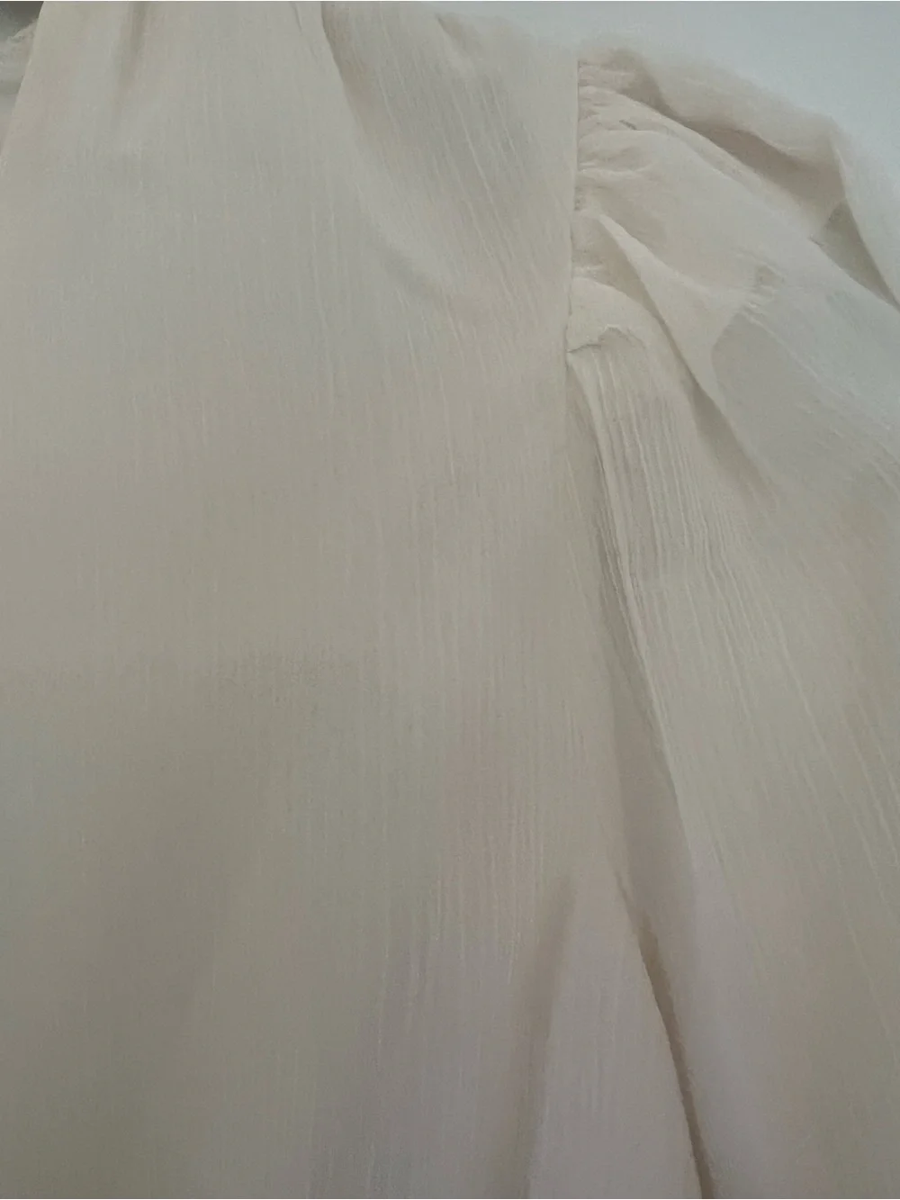 Express V-Neck Smocked Cuff Peplum Top - Picture 10 of 12